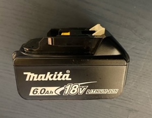 マキタ純正品 １８V 6.0Ah リチウムイオンバッテリBL1860B フル充電動作確認済 即日発送