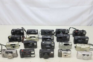Canon/Nikon/KYOCERA/FUJI/PENTAX/OLYMPUS/MINOLTA 他 コンパクトカメラ 20点まとめて フィルムカメラ（C3390）