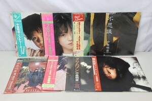 中森明菜 LPレコード 8枚まとめて クリムゾン / エトランゼ / ファンタジー 等 (D3422)