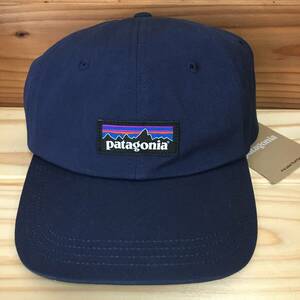 新品 patagonia パタゴニア P-6 ラベル トラッド キャップ ブラック cap hat 帽子 キャンプ アウトドア ベースボールキャップ