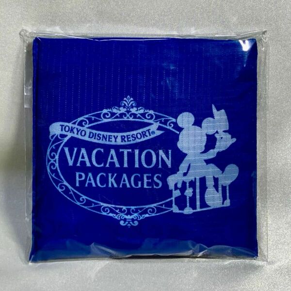 【新品、未開封】エコバッグ バケーションパッケージ 東京ディズニーランドホテル ディズニー　Blue 