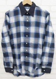 7T3264■The Soloist sg.0079a pin or not collar shirt ソロイスト チェックシャツ