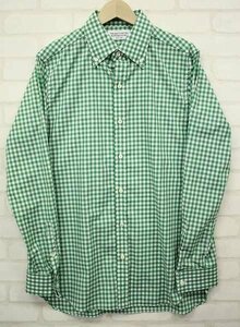 1T9072# Wacko Maria BD silver chewing gum check shirt WACKOMARIA