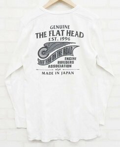 6T1030■フラットヘッド THLD-008 SEE YOU ON THE ROAD 長袖サーマルTシャツ THE FLATHEAD