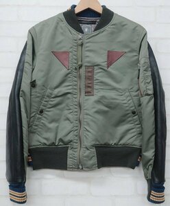2J3426 ■ Михалаяс Хиро Модифицируйте модифицированную модифицированную модифицированную блузонную куртку B-15 Mihara Yasuhiro
