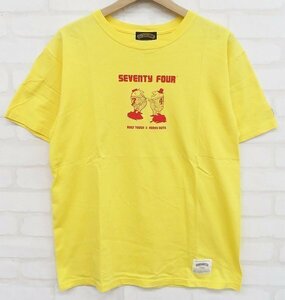 6T6914【クリックポスト対応】SEVENTY FOUR 半袖Tシャツ セブンティフォー