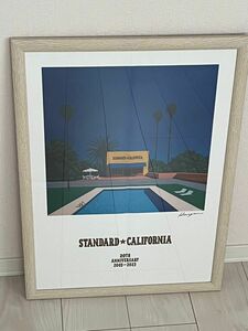 希少 額付き 限定 非売品 Standard California ポスター 永井博　