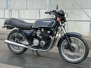 超極上Z750FX-3 MKⅡカラー!! engine絶good condition!! 状態最高!! KAWASAKI Kawasaki engine実働 動画Yes 旧vehicle絶版vehicle MK2 Z400FX Z550FX 