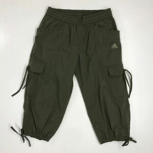 adidas アディダス　クロップドパンツ　clima lite 薄手　レディース　Sサイズ　35-51a