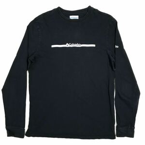 Columbia コロンビア　長袖Tシャツ　黒　ロンT アウトドア　メンズ　Mサイズ　35-86a