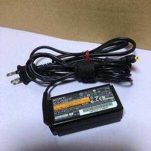 中古SONY 純正 AC ADAPTER 10.5V~1.9A VGP-AC10V2 VAIO VGN-P61S P80H/W P70H/W P70H/R P70H/G VGN-P90 動作品SHA1214