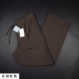 новый товар # United Arrows /ko-en/coen/ легкий широкий брюки 213/29 чай /[M]
