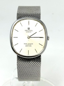 [ junk ]UNIVERSAL GENEVE universal june-b wristwatch 866104 silver 