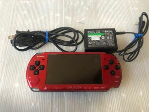 ★新品同様　無傷　極上美品　PSP3000 レッドブラック　純正充電器付き★