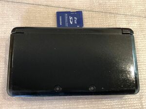 動作良好　ニンテンドー3DS コスモブラック NINTENDO 3DS CTR-001 SDカード付き タッチペンなし　液晶無傷