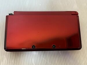 ★動作良好　ニンテンドー3DS 本体 レッド　 任天堂 CTR-001 タッチペンなし　SDカードなし　破損あり★