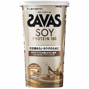  The bus (SAVAS) soy protein 100 224g Cafe Latte manner taste 2632058