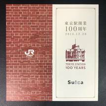 詳細不明　保管品　東京駅開業１００周年記念Suica　JR東日本_画像5