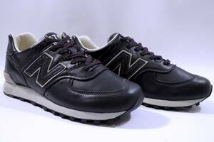 廃番/生産終了 本物NEW BALANCE 英国製 LM576BKU US8/26cm BLACK/ブラック 1度室内短時間着用のみ/新品に近い極上品 ニューバランス 670