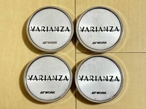 WORK ワーク VARIANZA ヴァリアンツァ センターキャップ 中古 4個 ポリッシュ