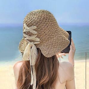 帽子 レディース 麦わら帽子 折りたたみ UVカット 可愛い 韓国 旅行 海外