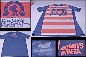 湘南国際マラソン★2017年★第１２回★記念Tシャツ★SHONAN INTERNATIONAL MARATHON★S★ニューバランス★NB★非売品★限定品★中古品★