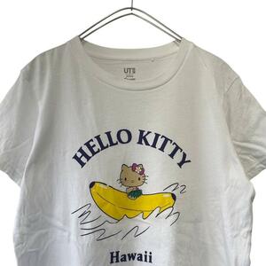 UNIQLO キティープリント半袖Tシャツ／レディースL c1