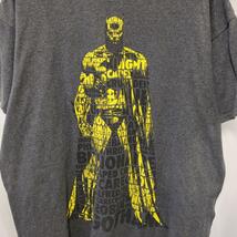 BATMAN バットマンイラストプリント半袖Tシャツ　グレー　メンズL g1_画像4