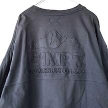 CAMP7 ロゴ半袖Tシャツ　ブルー　メンズL c6_画像1