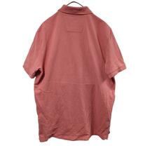 NAUTICA ロゴ刺繍半袖ポロシャツ　ピンク　春夏　メンズS g8_画像3