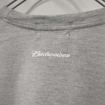 Budweiser　USAロゴプリント半袖Tシャツ　グレー春夏メンズXL　19_画像5