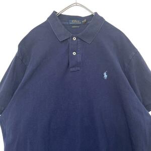 POLO Ralph Laurenロゴ刺繍半袖ポロシャツメンズ2XL g8