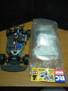 ! Tamiya 1/8 TGX engine car +TGX for 1/8 Opel Calibra spare body! out of print set! body is new goods unused (^^!