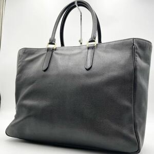 1 иен UNITED ARROWS[ Yoshida bag большая вместимость ] большая сумка портфель A4 место хранения чёрный United Arrows кожа бизнес ходить на работу работа мужской 