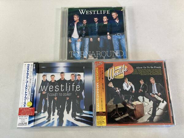 W8636 ウエストライフ 国内盤 3枚セット｜Westlife Coast to Coast Turnaround Allow Us to Be Frank