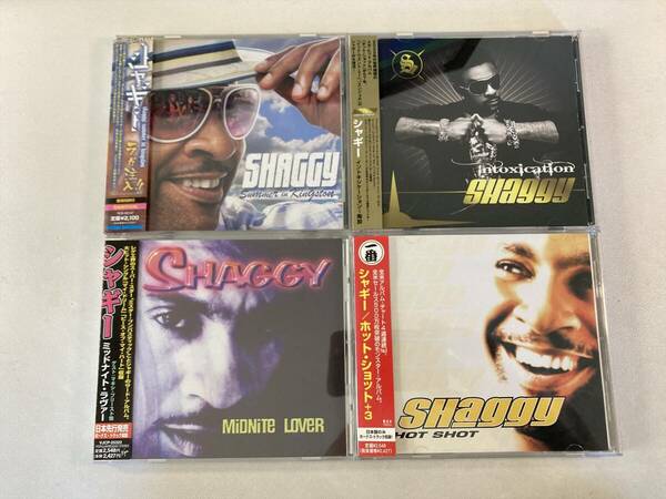 W8640 シャギー 国内盤 帯付き 4枚セット｜Shaggy Midnite Lover Hot Shot Intoxication Summer In Kingston