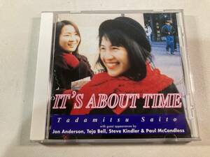 【1】10230◆Tadamitsu Saito／It's About Time◆斎藤忠光◆輸入盤◆