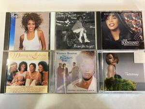 W8645 ホイットニー・ヒューストン 6枚セット｜Whitney Houston I'm Your Baby Tonight Bodyguard Waiting To Exhale Preacher's Wife