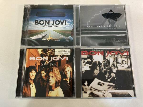 W8648 ボン・ジョヴィ 4枚セット｜Bon Jovi These Days Bounce Lost Highway Cross Road