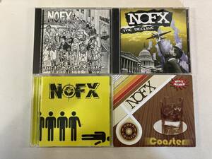 W8653 NOFX 4枚セット｜Wolves in Wolves' Clothing Coaster The Longest Line The Decline