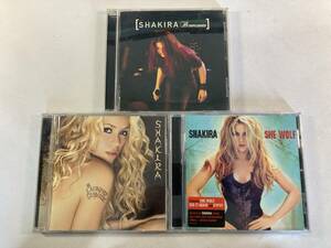 W8688 シャキーラ 3枚セット｜Shakira Laundry Service She Wolf MTV Unplugged