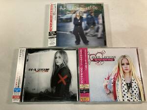 W8706 アヴリル・ラヴィーン 国内盤 帯付き 3枚セット｜Avril Lavigne Let Go Under My Skin The Best Damn Thing