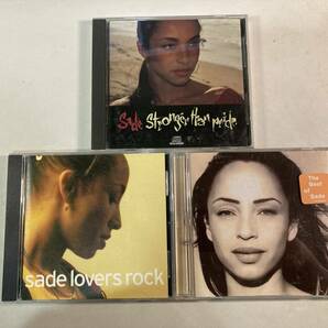 W8716 シャーデー 3枚セット｜The Best of Sade Stronger Than Pride Lovers Rock