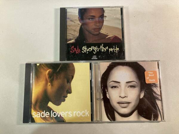 W8716 シャーデー 3枚セット｜The Best of Sade Stronger Than Pride Lovers Rock