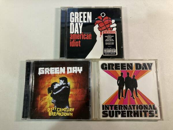 W8717 グリーン・デイ 3枚セット｜Green Day American Idiot 21st Century Breakdown International Superhits!