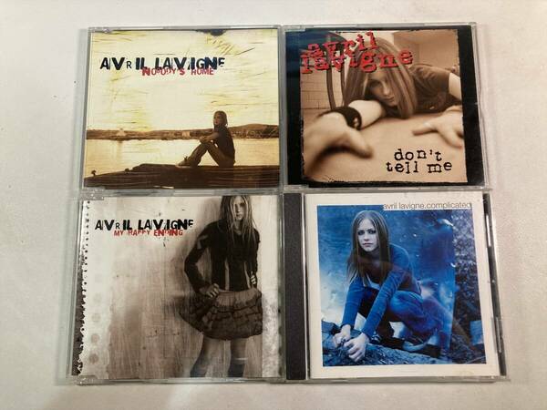W8729 アヴリル・ラヴィーン 国内盤 シングル 4枚セット｜Avril Lavigne Complicated Don't Tell Me My Happy Ending Nobody's Home