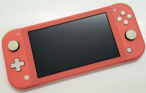 《ジャンク》ニンテンドースイッチライト コーラル 本体のみ みまもり設定未解除 Nintendo 店頭/併売《ゲーム・60サイズ・福山店》K091