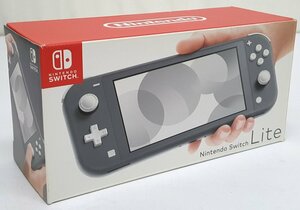 《現状品》Nintendo Switch Lite ニンテンドースイッチライト グレー《ゲーム・60サイズ・福山店》K078