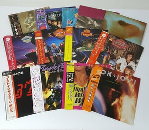 《ジャンク》ボン・ジョヴィ ナイト・レンジャー ポリス プリンス 他 洋楽 LP レコード まとめ売り《レコード・100サイズ・福山店》Ｏ167