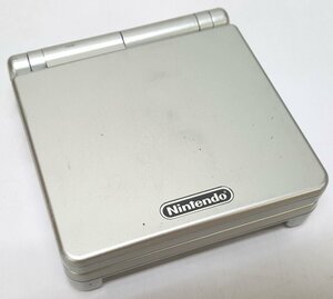 { present condition goods }GBASP Game Boy Advance SP body AGS-001 platinum silver { game *60 size * Fukuyama shop }K129
